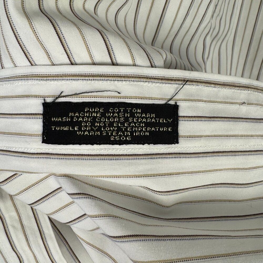 Britches Of Georgetowne Mens Size 16.5 Collared Dress Shirt 90's VTG - Picture 5 of 5